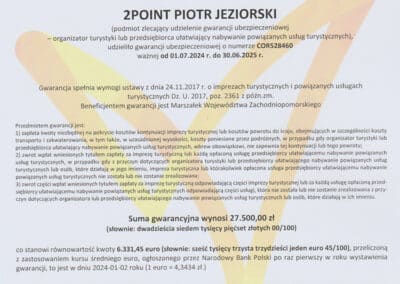 Gwarancje Ubezpieczeniowe Organizatora Turystyki