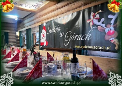 święta w górach, Wigilia w górach, kolacja Wigilijna w karczmie U Furtoka