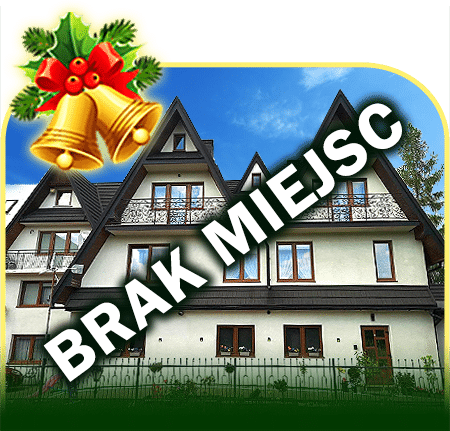 święta w górach ośrodek MAŁGOSIA II brak miejsc