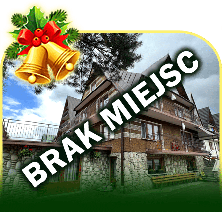 święta w górach ośrodek Małgosia Biały Dunajec brak miejsc